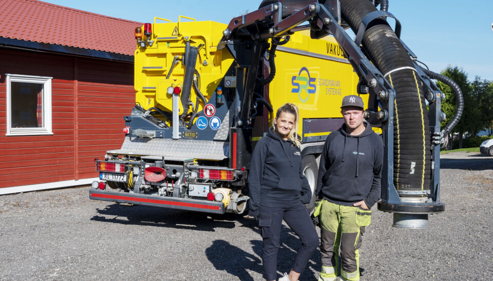 KLARE: Tine Olsen og Anders Gjester er både kjærester og kollegaer.