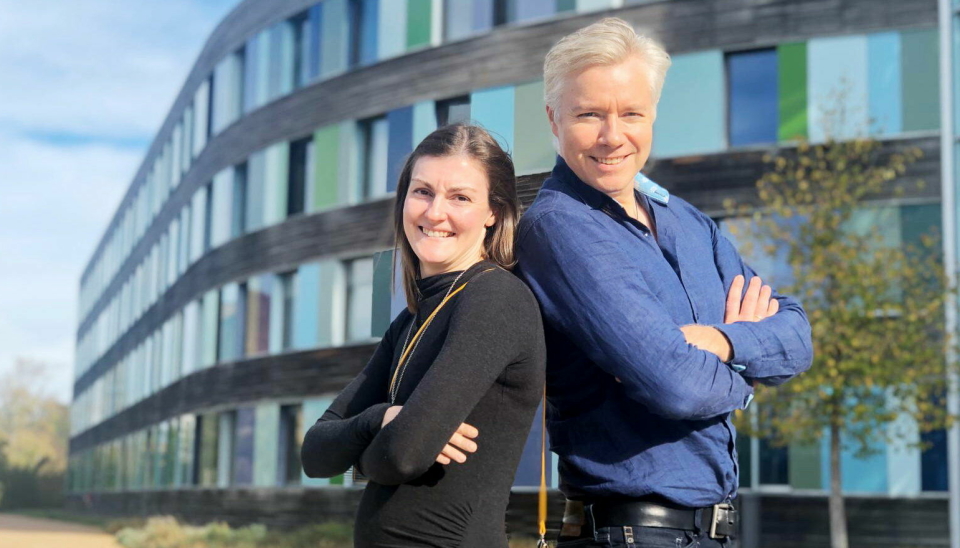 LEDERE: Dr. Sarah Hale og professor Hans Petter Arp fra NGI vil lede miljøkjemi forskningsprosjektet ZeroPM. Foto: NGI