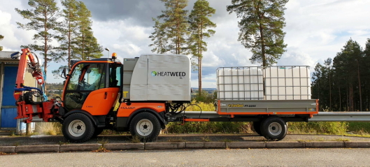Norske Heatweed-maskiner og norsk teknologi tar knekken på ugresset