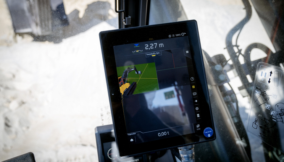 INTEGRERT: GPS, vekt og Digassist kan nå leveres fra fabrikk på disse maskinene.