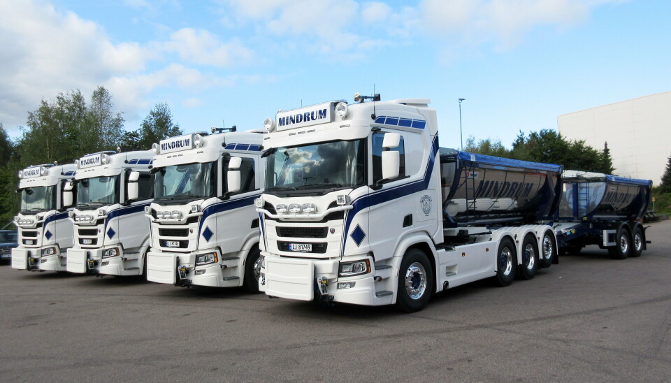 TIDLIG UTE: Mindrum Transport var en av de første til å ta i bruk det nye systemet.