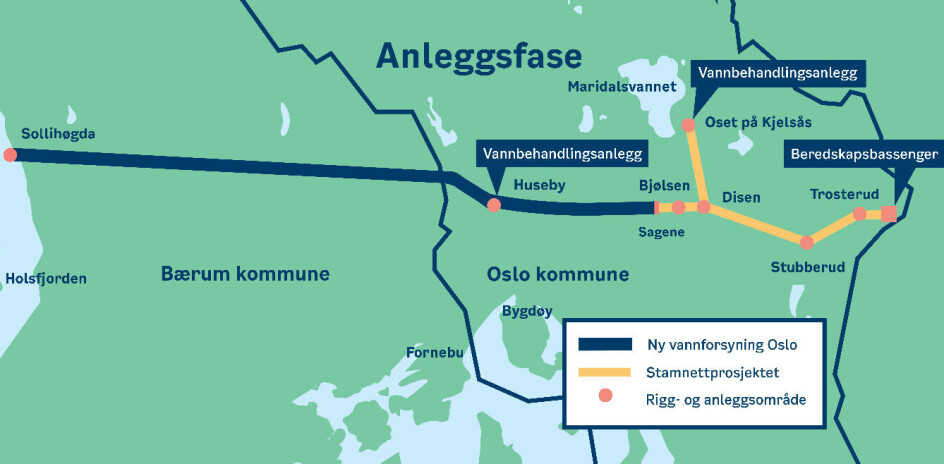 Oslo kommune bygger nye vannforsyningstunneler for å forsyne byen befolkning med rent drikkevann. Rambøll skal gjennomføre tilstandsregistrering for bygninger og konstruksjoner knyttet til anleggsarbeidene.
