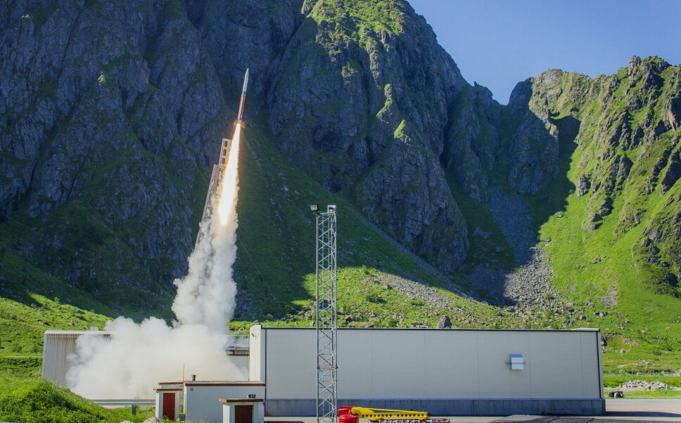 BEVILGER PENGER: Noe av det trolig siste dagens regjering gjør, er å bevilge penger til etablering av en oppskytningsbase for små satellitter på Andøya. Foto: Andøya Space