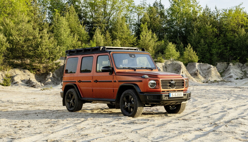 ROBUST: Man kan ikke hevde så mye annet enn nettopp det, Robust, om Mercedes-Benz G-Klasse. Foto: Mercedes-Benz