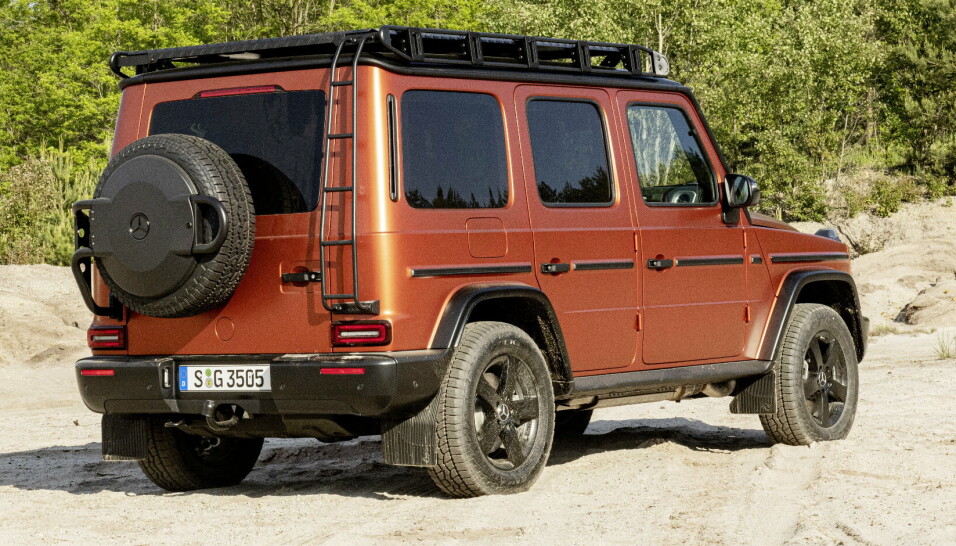 TELT PÅ TAKET: Det er mulig med Mercedes-Benz G-Klasse. Foto: Mercedes-Benz