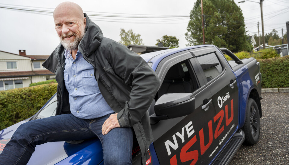 PRAKTISK: Geir Schau har alltid hatt pickup som «ekstrabil». Han ser ikke hvordan han skulle klart seg uten.