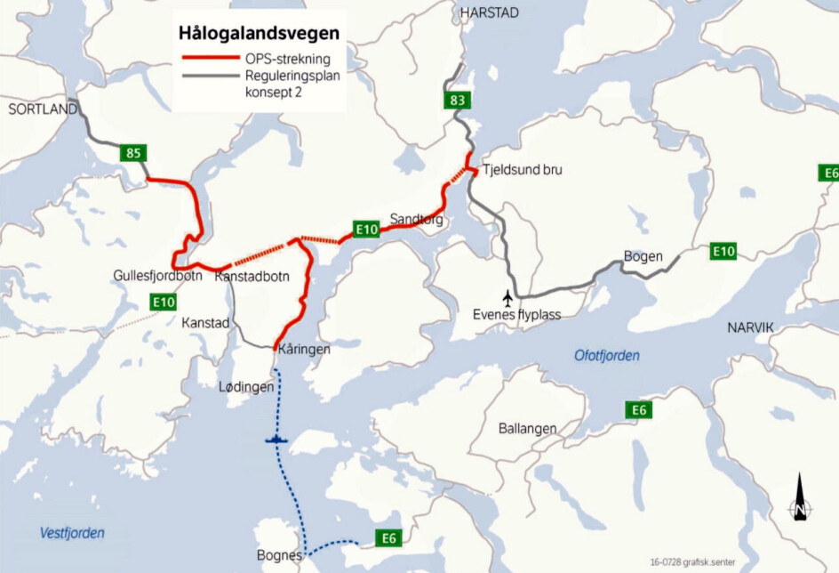 Hålogalandsvegen.