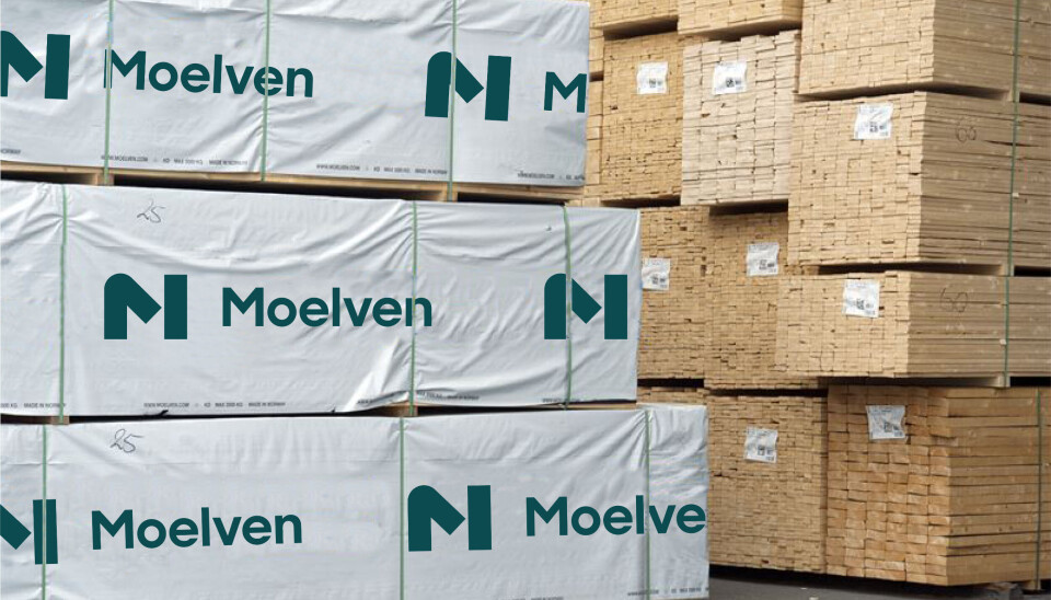 Trelast med ny logo.
