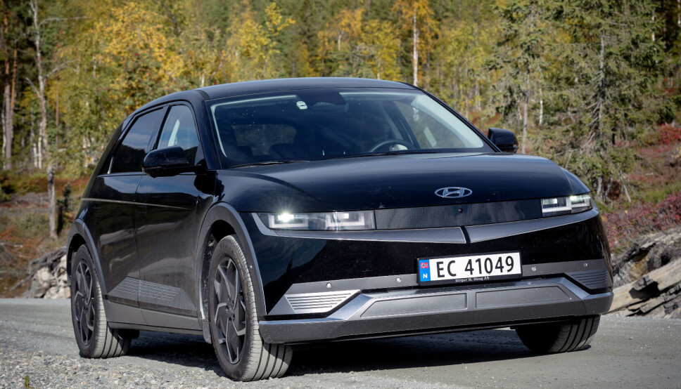 RUND: Formen på Hyundai Ioniq5 er rundere enn det meste annet på fire hjul.