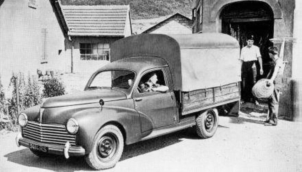 ETTERKRIGSÅRENE: I perioden etter 2. verdenskrig lå ikke Peugeot på latsiden. I 1949 var 203 klar, erstatteren til 202.