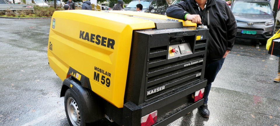 Bauma-prototype fra Kaeser klar for Norge