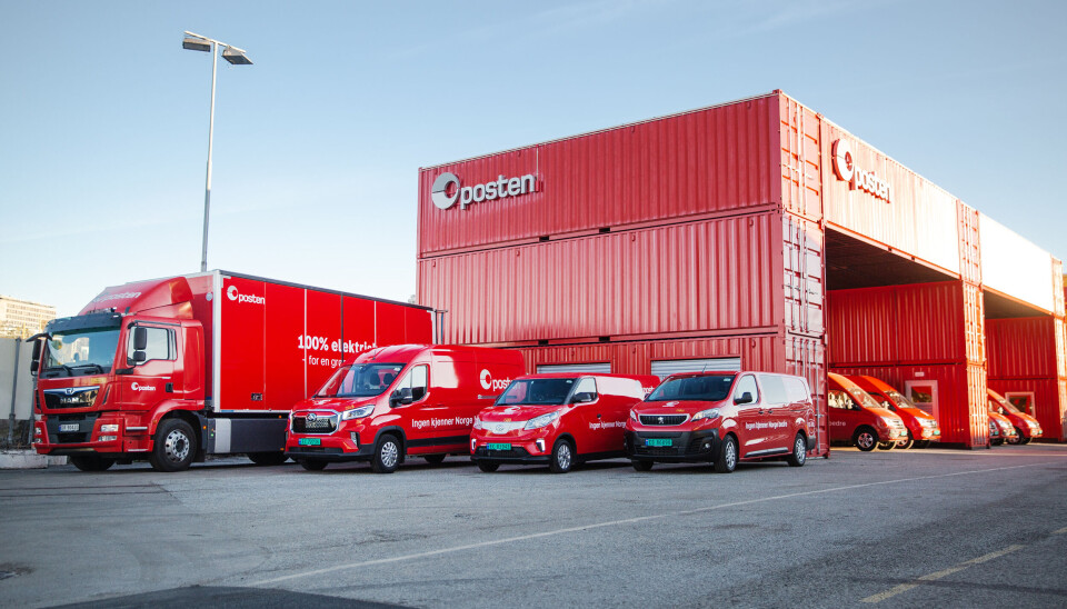 Posten bestiller 439 nye biler på fornybar energi