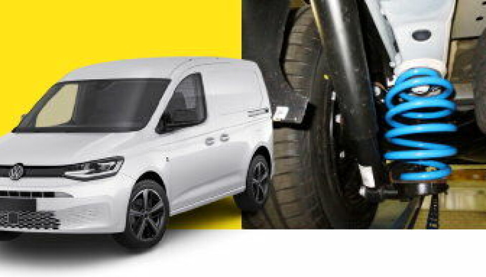 CADDY: Et skifte av fjærene kan forlenge livet, og gjøre arbeidsdagen mer komfortabel, for VW Caddy-førere. CADDY: Et skifte av fjærene kan forlenge livet, og gjøre arbeidsdagen mer komfortabel, for VW Caddy-førere.