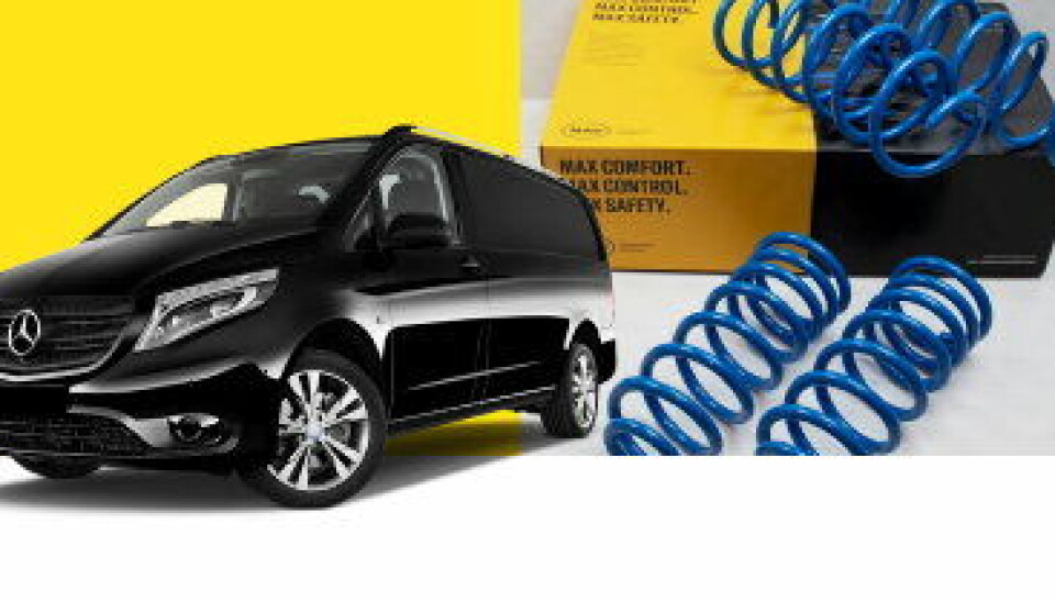 VITO: MAD hevefjæringer for Mercedes-Benz Vito er klare fra BG Nor AS. VITO: MAD hevefjæringer for Mercedes-Benz Vito er klare fra BG Nor AS.