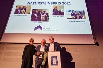 Natursteinsprisen 2021 gikk til Trygve Ollendorff