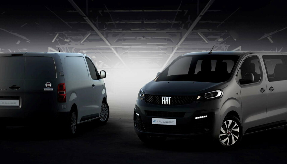 Fiat eScudo MY 2022KOMMER: I løpet av 2022 vil også Fiat reintrodusere Scudo som e-Scudo med en variant av de andre familiemedlemmene e-Expert, e-Jmpy og Vivaro-e. Scudo-navnet forsvant som kjent fra Fiat familien da samarbeidet med PSA opphørte og de introduserte Talento i samarbeid med Renault Trafic.