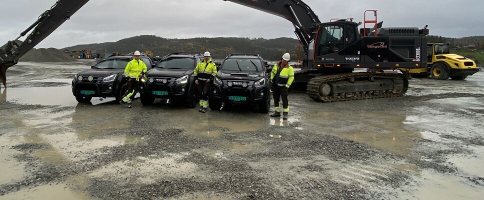VANNTETT: Både sensorer og kabler er vanntett, så det er ikke noe problem å jobbe i det våte element.