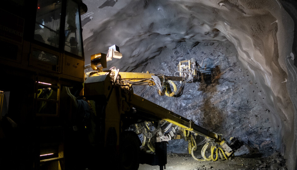 Illustrasjonsbilde fra driving av E39 Skogafjelltunnelen.