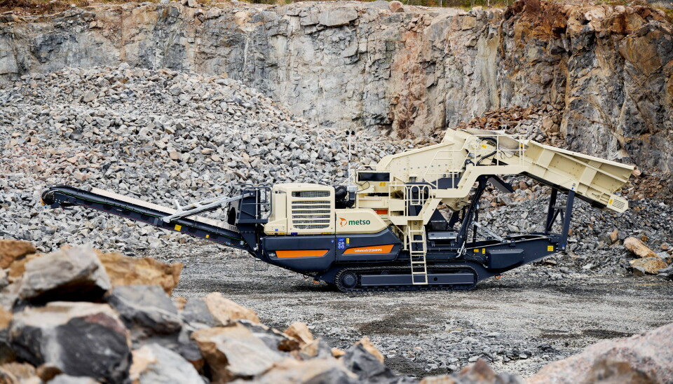 ØKER KAPASITETEN: LT200HPX har to-dekk forsikt (1,2 x 1,8 m) der fint materiale «bypasser» for å øke kapasiteten. Foto: Metso Outotec