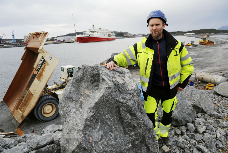 ANLEGGSLEDER: Roger Hammerseth Egge er fra området, og har vært på prosjektet helt fra start i 2016.