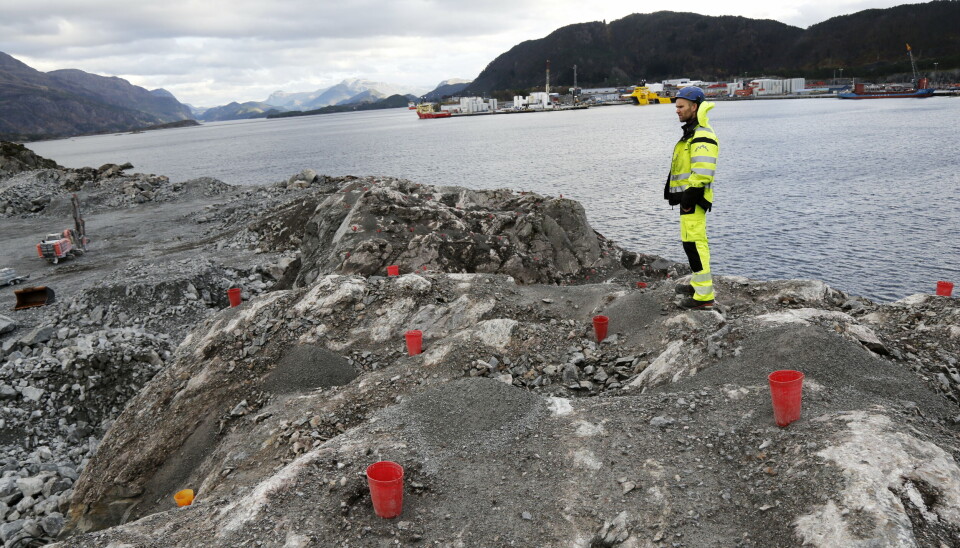 MÅNELANDSKAPET: - Fjellet har invitert til noen utfordringer, slår anleggsleder Hammerseth Egge fast.