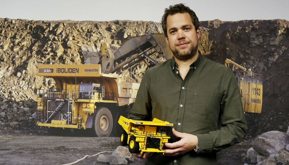 LANG PROSESS: Hesselbergs konsernsjef Andreas Corwin har ledet arbeidet på vegne av Hesselberg Maskin AB, og samarbeidet tett med Komatsu om tilbudet til Aitik og Boliden.