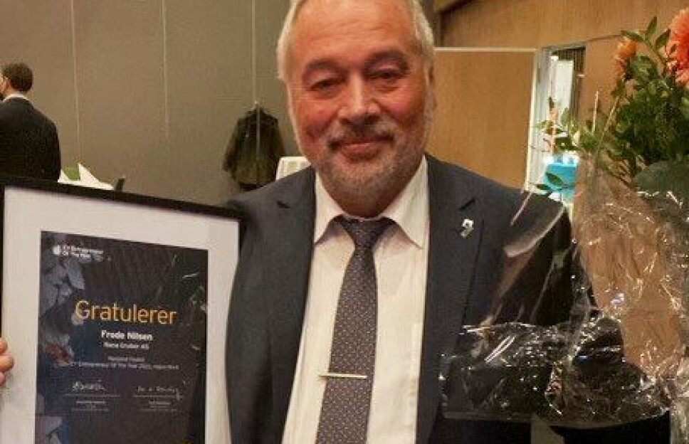 Frode Nilsen kret til Entrepreneur Of The Year i Nord-Norge 2021.