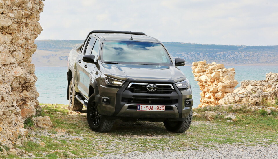 VINNER: Toyota Hilux vant International Pickup Award 2022/23 foran Isuzu D-Max.