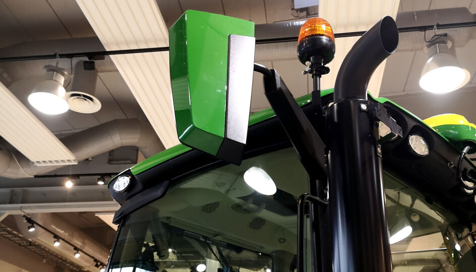 Speilkassene på nye 6R er som på amerikanske nye John Deere-traktorer.