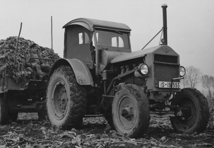 LANDBRUK: Starten på en flott historie sier produsenten som i 1928 produserte Continental T2 AS pneumatiske dekk til traktorer.