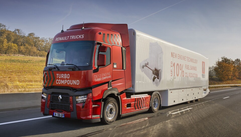 Renault Trucks T Evolution Turbo compound. Renault Trucks T Evolution Turbo compound.