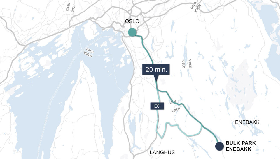 En perfekt lokasjon kun minutter fra E6 og Oslo