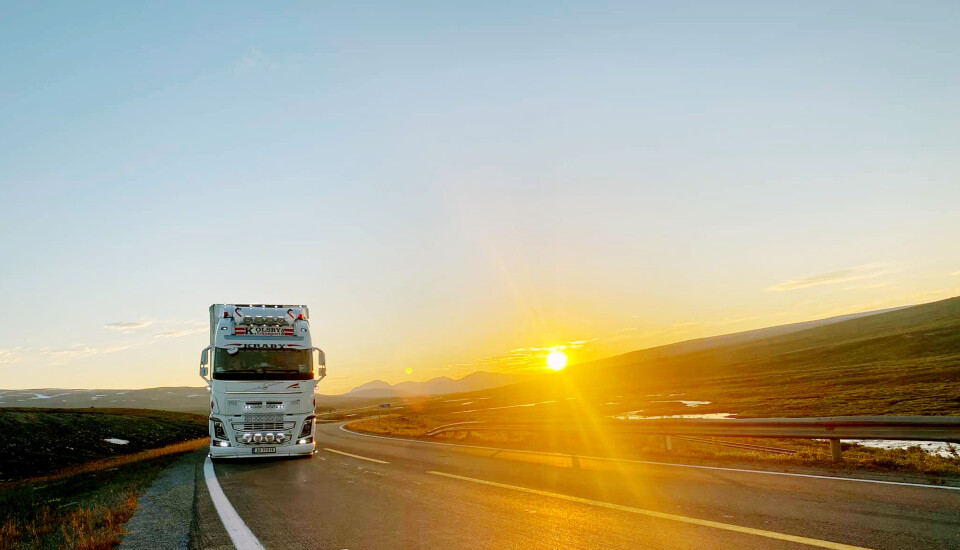 NORD: K. Oslby Transport har nå også to faste ruter til Nord-Norge for TSL Logistikk.