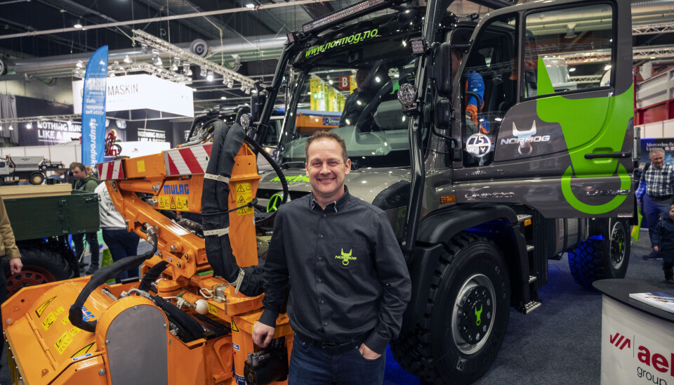UTENLANDS: Espen Berger i NorMog skal til Tyskland på messe med sin Mercedes-Benz Unimog.