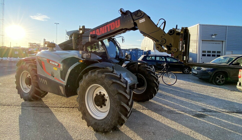 SKINNER: Manitou Limited Edition kommer kun i 133 eksemplarer, og én av disse havnet hos Linjebygg like utenfor Bergen.