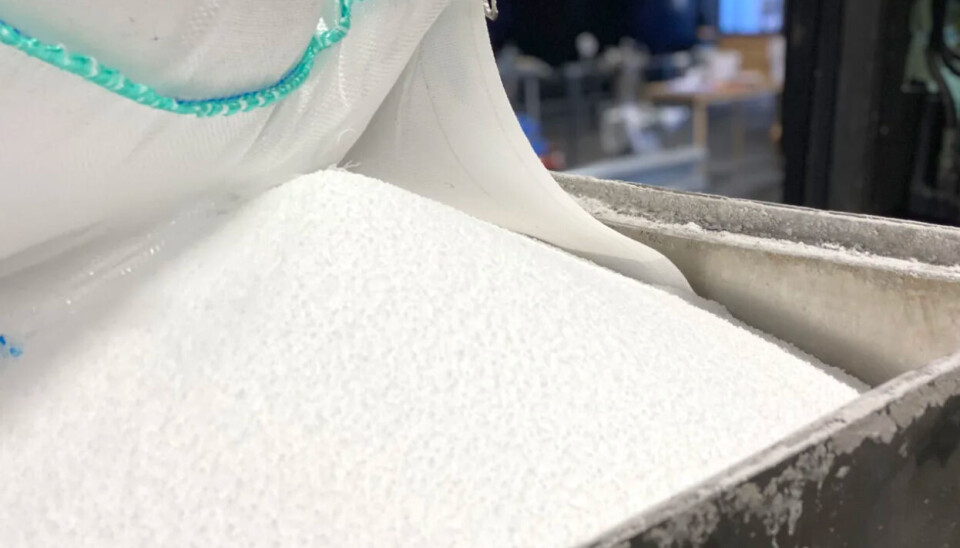Det er større etterspørsel etter urea (bildet) enn tilbudet kan dekke; både på grunn av at verdensmarkedet stadig utvides og at det er høye energipriser som gir lavere produksjon enn tidligere.