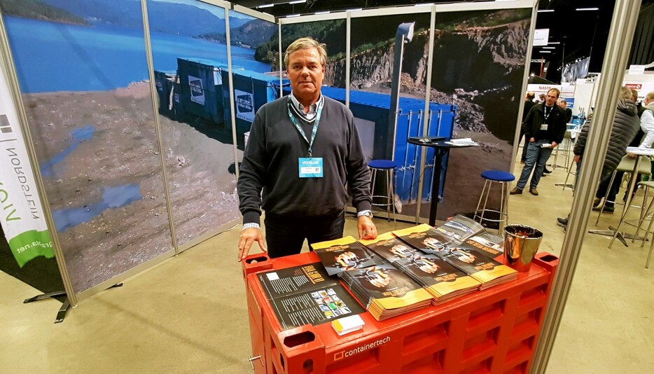 Trond-Aage Krosby vil fortsette som daglig leder i Containertech AS etter oppkjøpet. (Bilde fra Arctic Entrepreneur 2017 på Gardermoen).