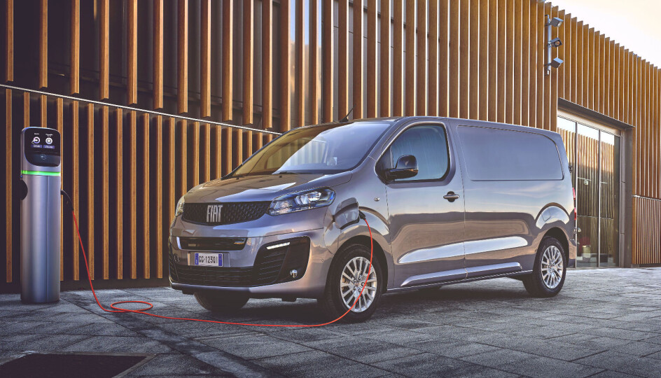 Fiat Scudo som elektrisk varebil.