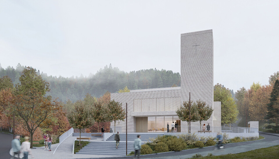 Juryen har lagt vekt på at vinnerutkastet har et flott arkitektonisk uttrykk og et inkluderende inngangsparti.