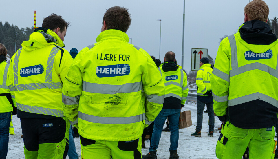 130 lærlinger har deltatt i arbeidet med ny, trafikksikker E 39 i Mandal.