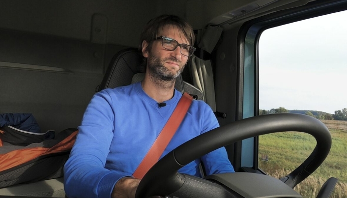 Den tyske fagpresse-journalisten Jan Burgdorf har kjørt Volvo FH Electric på testrunden «Green Truck».