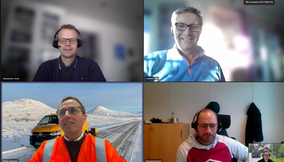 Mesta signerte kontrakt med Innland fylkeskommune via Teams.