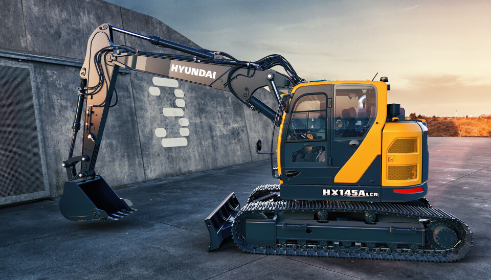 Nye Hyundai HX145A LCR.