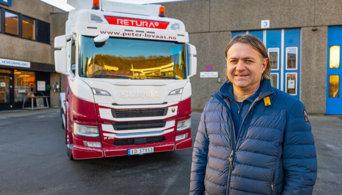 Alf Ruben Wiese Møll, director general de Peter Løvaas Transport AS, ha querido durante muchos años un coche de gancho totalmente eléctrico en la flota. Alf Ruben Wiese Møll, director general de Peter Løvaas Transport AS, ha querido durante muchos años un coche de gancho totalmente eléctrico en la flota.