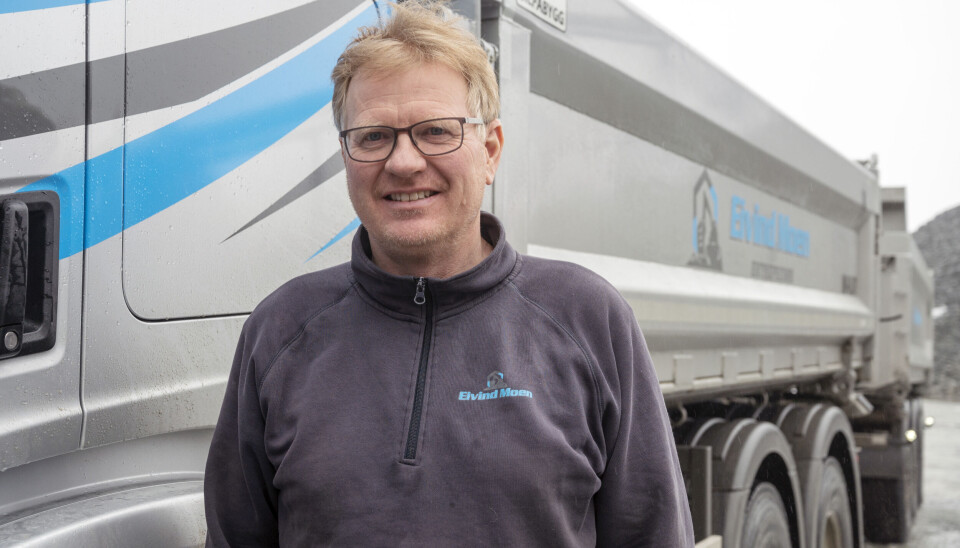 FØRSTE: Den nye Scania R540-en er den første nye Scania-en Eivind Moen har hatt. Så langt har den innfridd på alle måter.