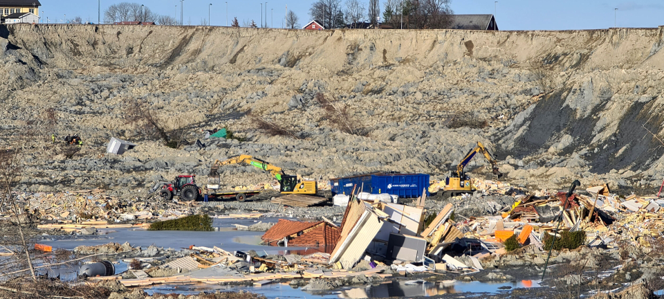 Har fjernet over 9000 tonn fra skredgropa