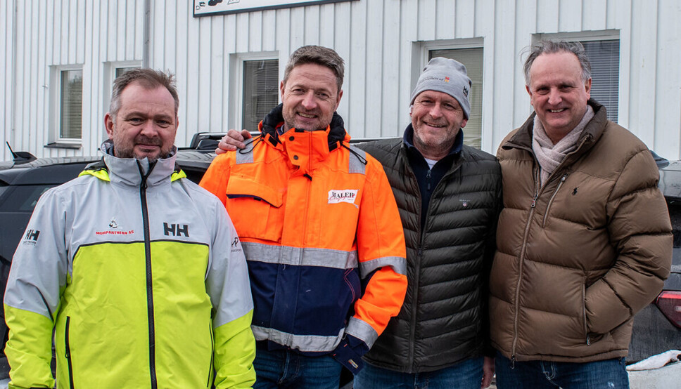 F.v: Magne Helander, Vidar Stavdal, Trond Berger og Tom Rindal.