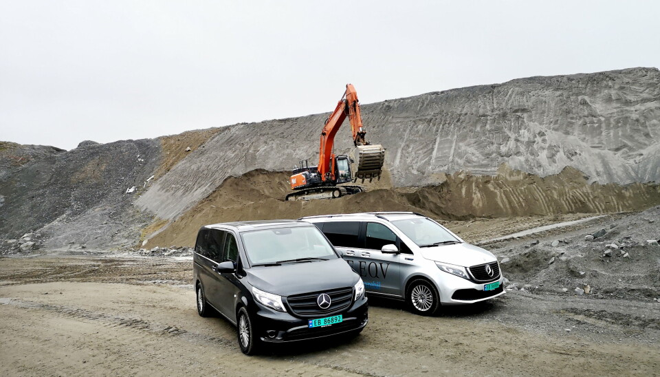 MB MOT MB: Så like, men likefult så ulike er konklusjonen når vi har kjørt Mercedes-Bens eVito Long Range mot Mercedes-Bens EQV.