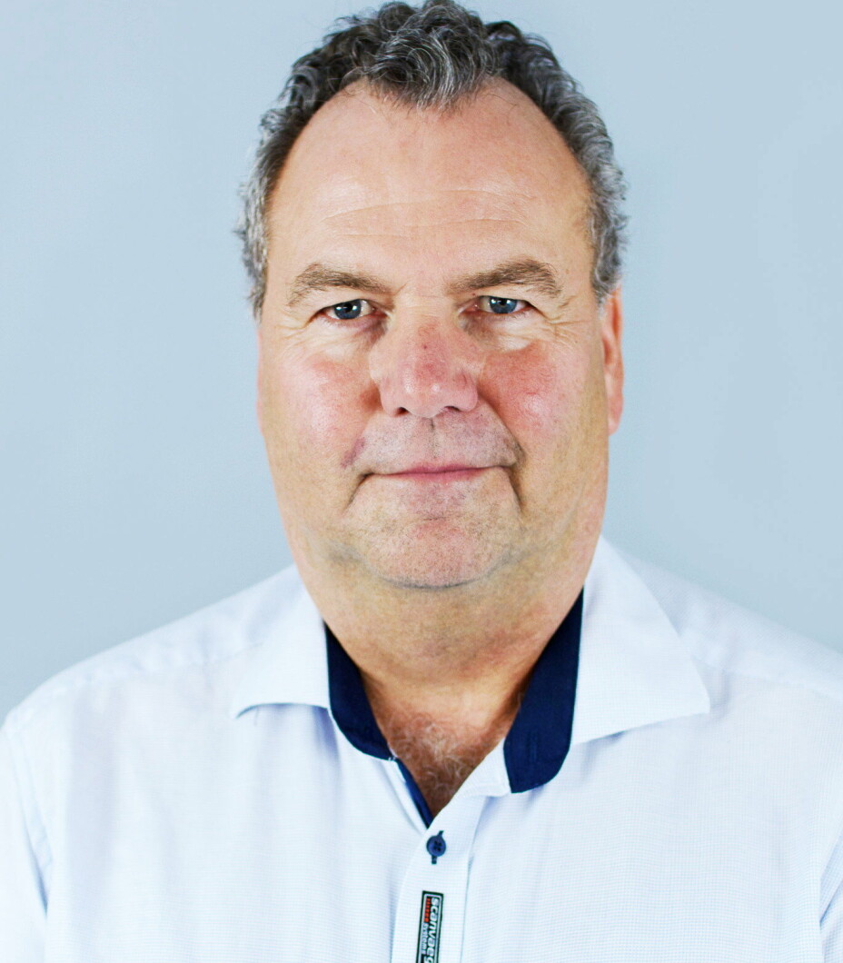 SALGSSJEF: Geirr Franang hos Scanvaegt Systems.