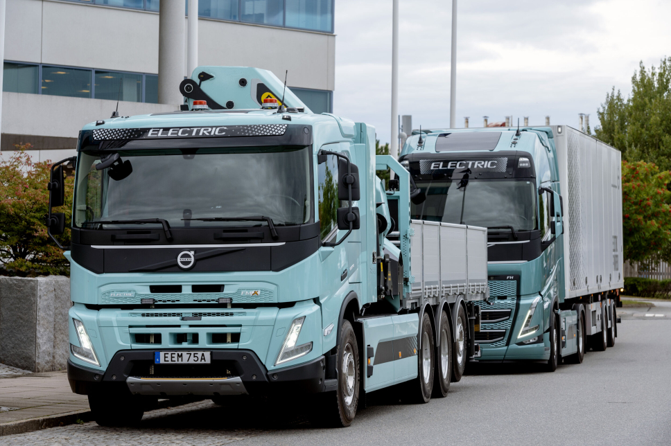ELEKTRISK: Volvo Trucks i Norge opplyser at de er markedsleder på elektriske tunge lastebiler i Norge.